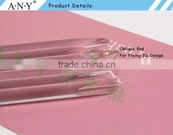ANY Nail Art Maincure 3D Sculpture Acrylic Handle Beauty Hand and Nail Brush Flat UV Gel Art photo-3