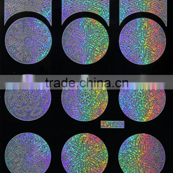 2016 Hot Selling Silver Laser Nail Art Stencil photo-6