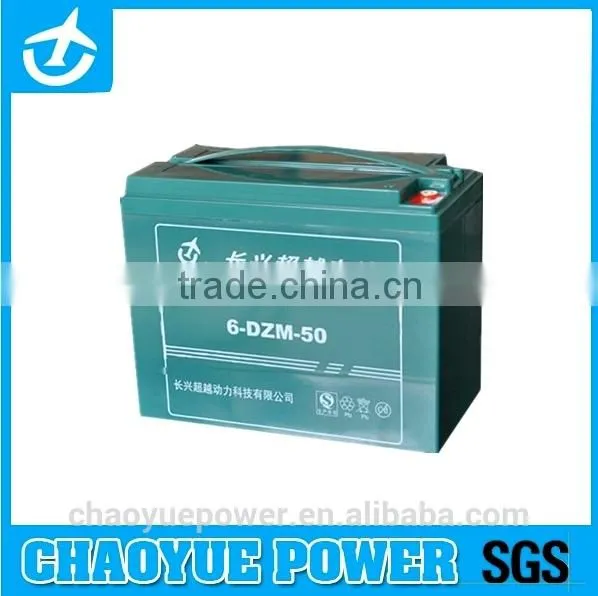24v50ah Sealed Lead Acid Rechargeable Battery for Electric Golf Cart