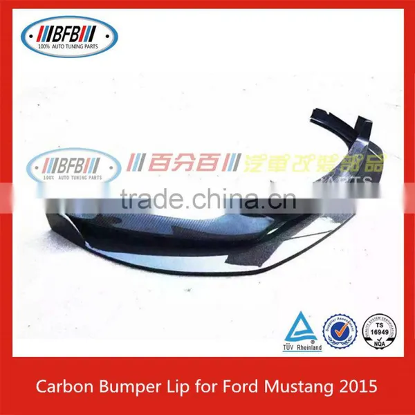 Carbon Fiber Mustang Front Bumper Lip for Ford Mustang 2015UP photo-3