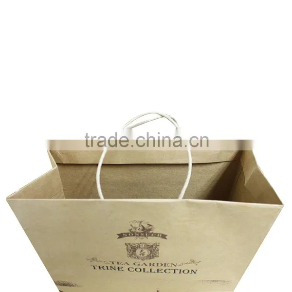 Custom Kraft Paper Shopping Bag With Logo photo-5