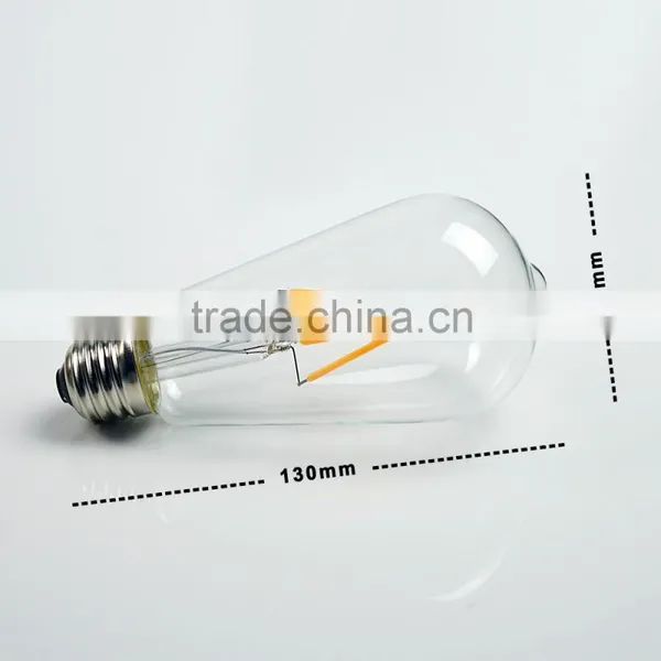 Vintage Retro Indoor Dimmable ST58 E26 E27 B22 Low Energy 3w Edison Led Lights Led Bulb photo-5