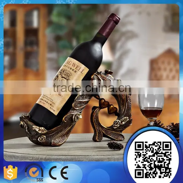 Manufacturer Factory Price Polyresin Decorative Wine Bottle Holder photo-4