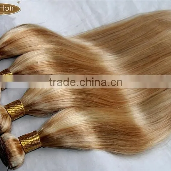 Fast Shipping Cheap Hair Extension Unprocessed Two Tone Human Hair Weave photo-4