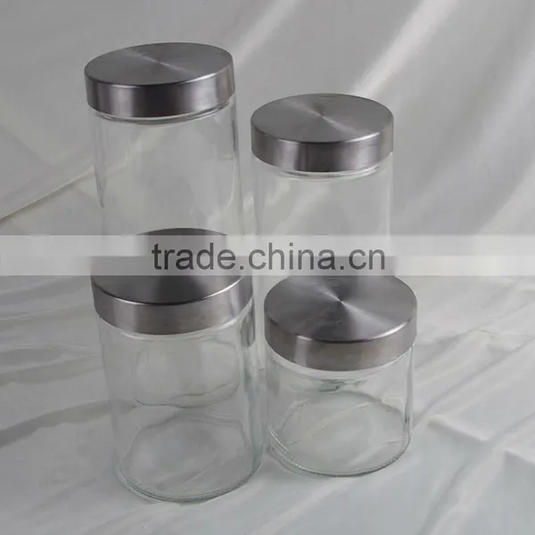 Glass Canister With Stainless Lid photo-3