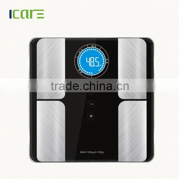 Electronic Boby Fat Scale With Blue Backlight