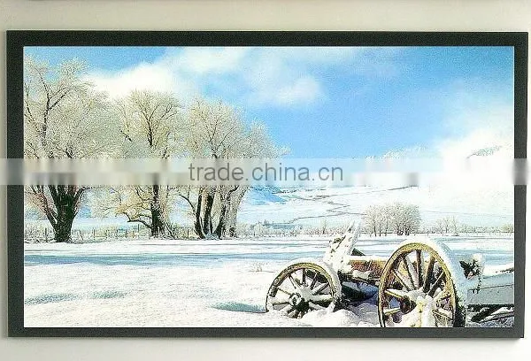 Rear Film Screen Material and Yes Portable Transparent Rear Projection Film Fixed Frame Projection photo-4