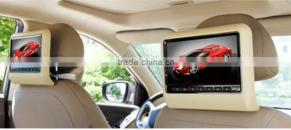 9'' Inch Car Headrest DVD Player With USB/SD/GAME/IR Cheap Price photo-4