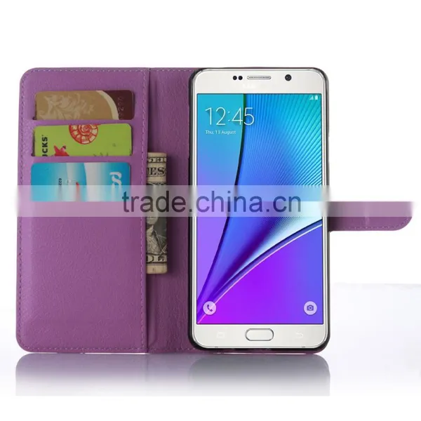 Wholesale Folio Stand Case for Samsung GALAXY A5 A510 PU Leather Flip Cover With Wallet photo-4
