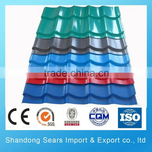 Color Coated Corrugated Aluminum Roofing Sheet photo-2