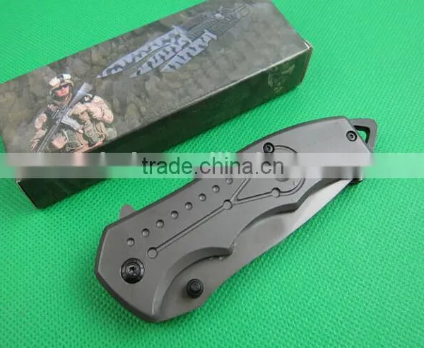 OEM Titanium Surface Folding Knife With 5CR13MOV Blades photo-2