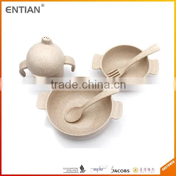 Spoon Straw Baby Bowl Water Jug for Children