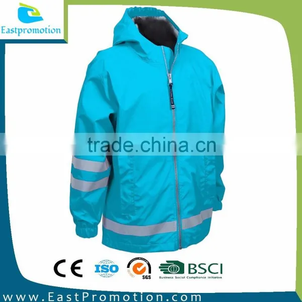 CUSTOMIZED LED HOODED WINDBREAKER LADIES DESIGN JACKET photo-3