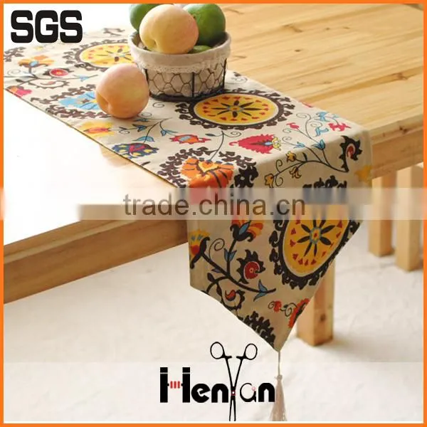 Wholesale Custom Sequin 100% Linen Table Runner photo-6