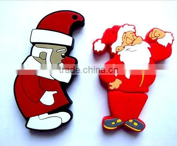 Wholesale Christmas Father Popular Cartoon Character USB Flash Drive,Custom Memory Stick Free Logo Mock Up Free Sample photo-4