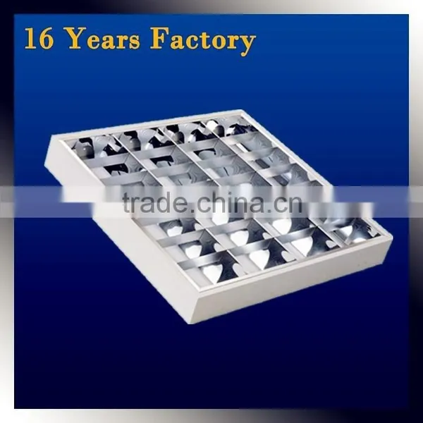G5 G13 Reflective Louver Fitting 0.3 0.4 Thickness T5 T8 Light Fixtures
