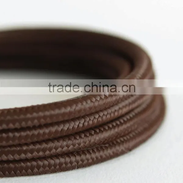 2 Core 0.75mm Textile Electrical Wire Fabric Covered Power Cord Electric Wire photo-3