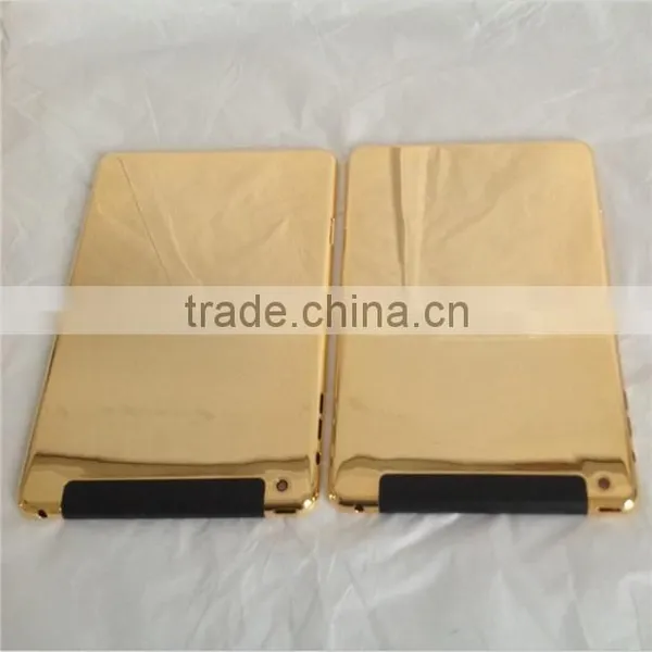 Factory,high Quality New Unique Design for Ipad 3 24k Gold Housing Back Cover Mirror Finish photo-4
