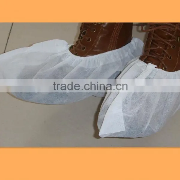 White Color Wholesale Disposable Nonwoven Shoe Cover photo-2