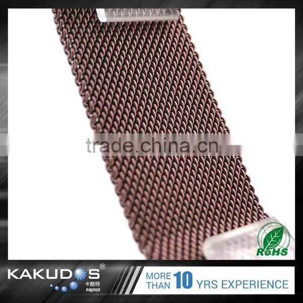 Multiple Designs Custom Logo Popular Mesh Watch Band for Apple Watch photo-3