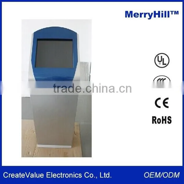 Ticket Thermal Printer 15/17/19/22 Inch Touch Screen Coin / Bill Payment Kiosk