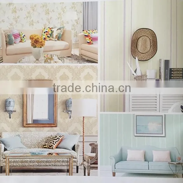 Non Woven Construction Material Oem Flower Wallpaper photo-5