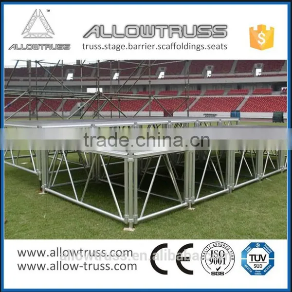 Portable Easy Assemble Aluminium Folding Mobile Event Stage With Low Prise photo-6