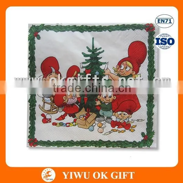 Christmas Theme Color Facial Tissue, Party Supply photo-2