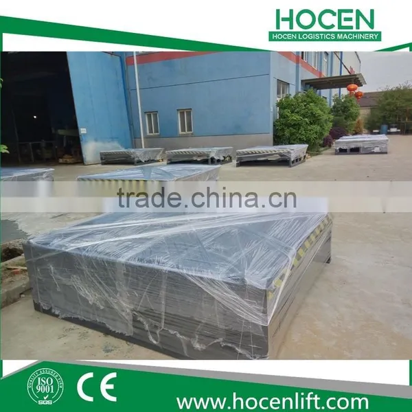 Used Dock Container Heavy Duty Goods Unloading Ramp Hydraulic Electric Warehouse Loading Ramp For Car Working Platform photo-2