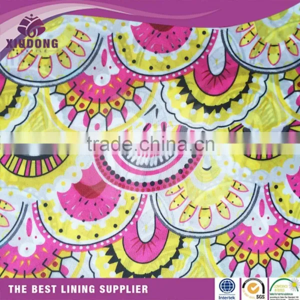 Print Tafferta Fabric Best Customized 100% Polyester Fabric for Lining photo-2