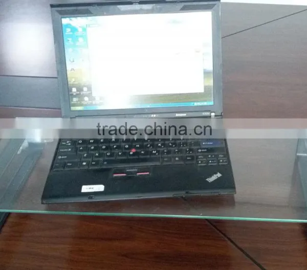 2016 hot sell glass top laptop desk