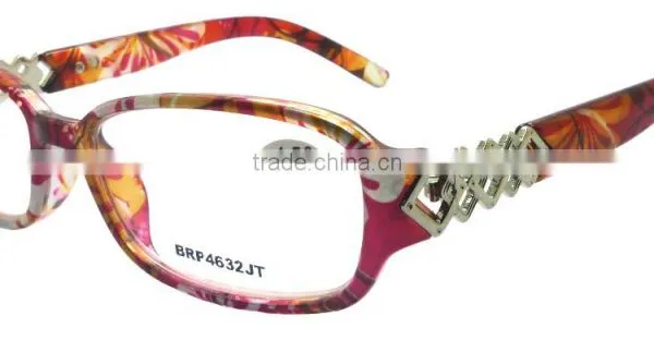 Lady Colorful Paper Transfer Classic Reading Glasses Italy Design photo-3