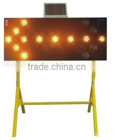 LED Flashing Solar Traffic Arrow Board for Road Work photo-3
