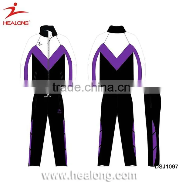 Sublimation Customized Soccer Running Tracksuit Training Jacket Manufacturers In Guangzhou photo-2