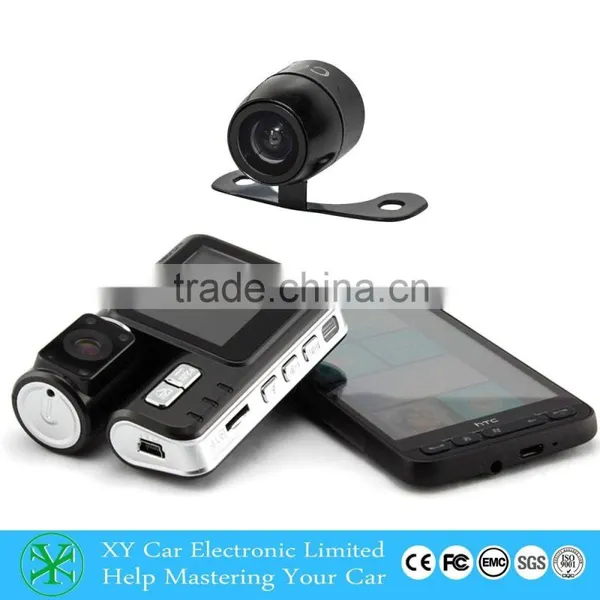 Hot Sale 2.5 Inch HD Car DVR, Front/Rear Dual Lens Car Dvr Recorder XY-9615 photo-4