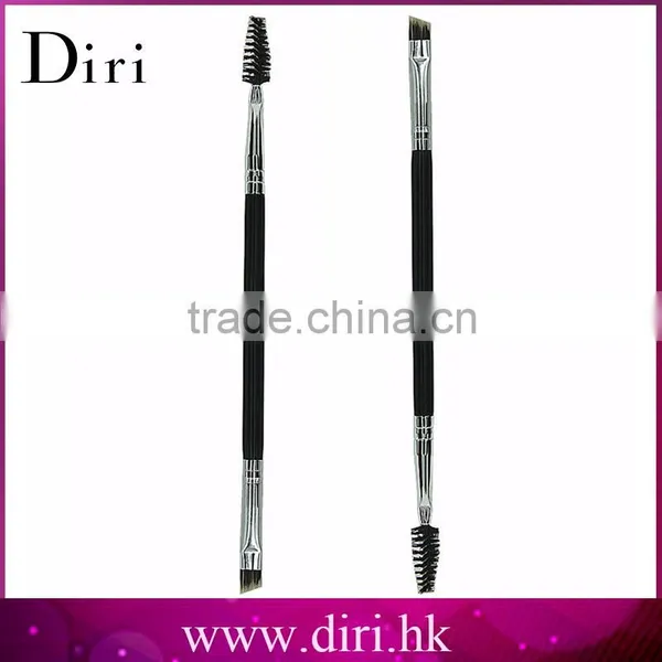 Professional Single Cosmetic Lash Brush Double Head Makeup Angled Eyebrow Brush photo-2