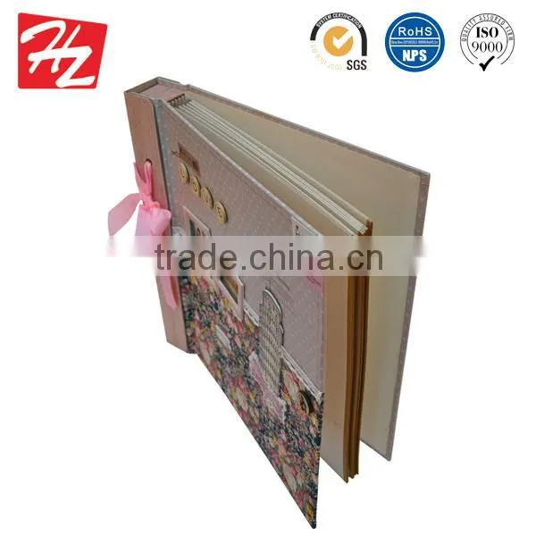 Custom Trendy Crystal Ribbon Marriage Photo Album Lamination photo-2