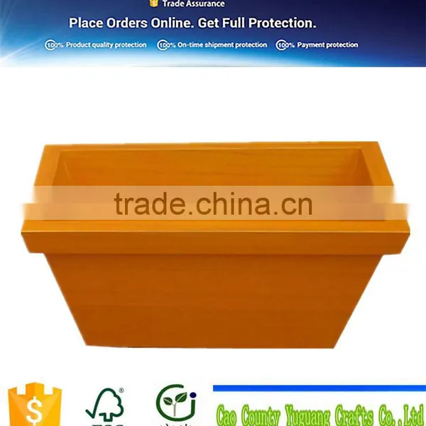 Supply Garden Wooden Flower Pots Planter Holder photo-3