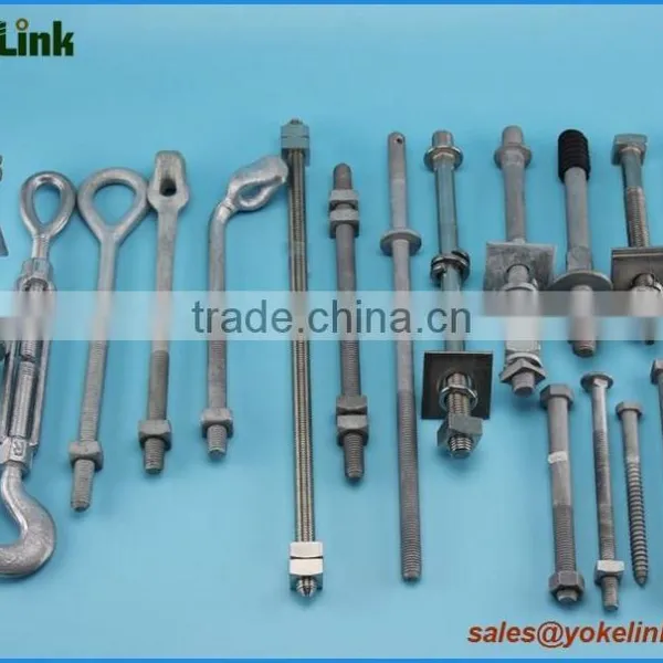 Hot Dip Galvanized Angle Thimbleye Bolt per ASTM A153 photo-4