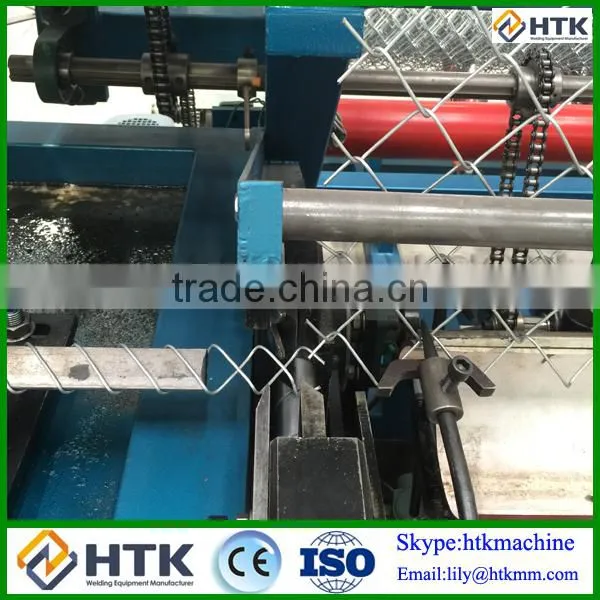 Double Wire Feeding Full Automatic Chain Link Fence Machine Factory photo-6