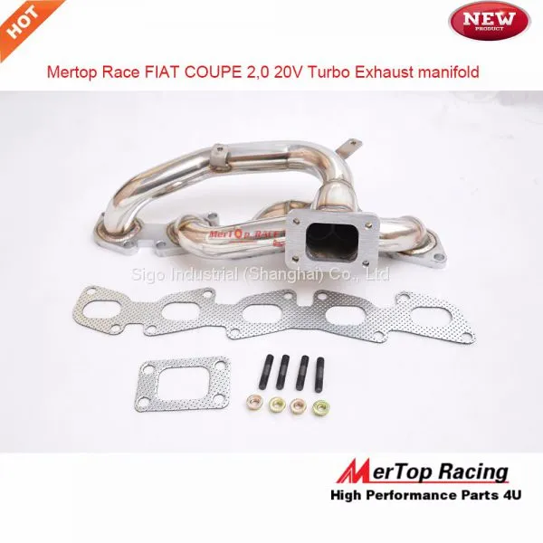 Mertop Race T25 FLANGE 38mm OD FIA* COUPE 2,0 20V Turbo Exhaust Manifold