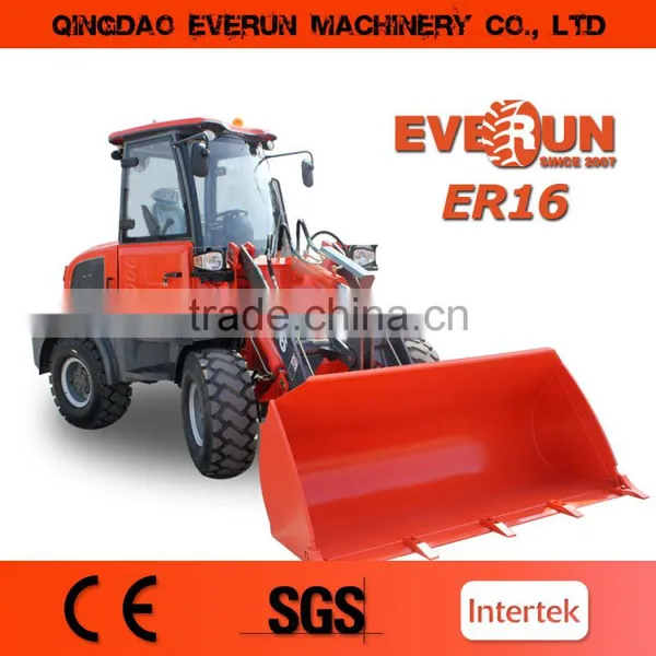 Everun 1600kg End Front Mini Wheel Loader for Sale photo-3