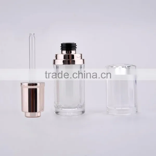 Made in China Hot Sale Arcylic Empty Bottle Essential Oil Dropper Bottles photo-2