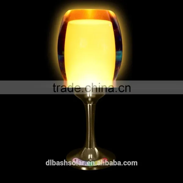Wine Glasses Rechargeable LED Cup Night Light Gift for Christams LED RGB Wine Glass photo-3
