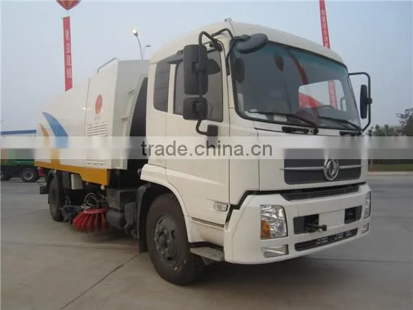 Large Dongfeng 6 Wheels 180hp Street Sweeper Truck for Sale photo-4