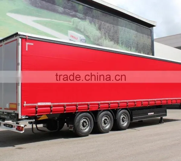 Pvc Coated Tarpaulin Used for Truck Side Curtain photo-4