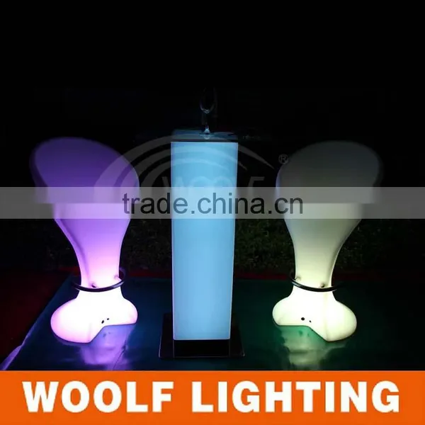 Colourful Rechargeable RGB LED Lighting Up Coffee Chair photo-4