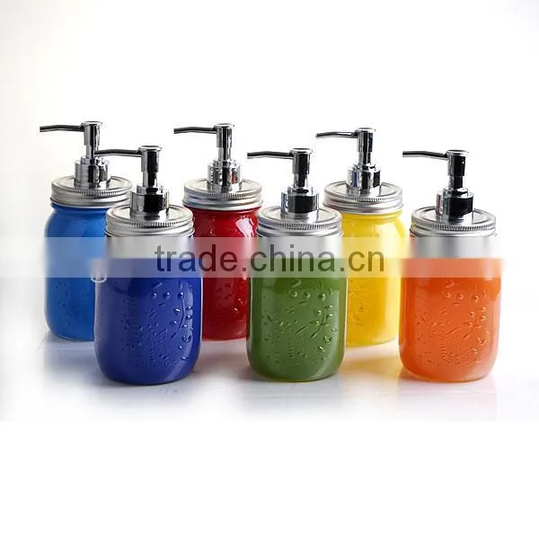 Glass Mason Jar With Dispenser photo-4