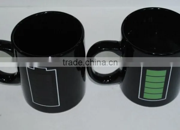 11oz/300ml Ceramic Color Changing Coffee Cup High Quality Sublimation Mug