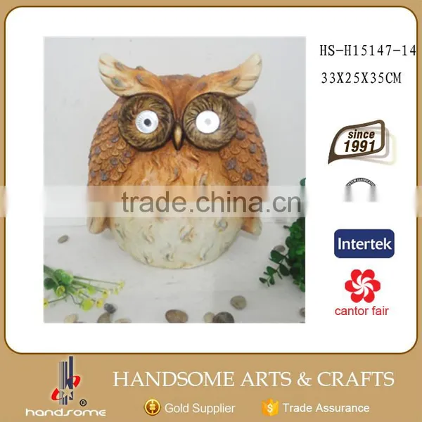 10 Inch Resin Craft Holiday Gifts Home Decoration Owl Statues Animal Sculpture photo-6